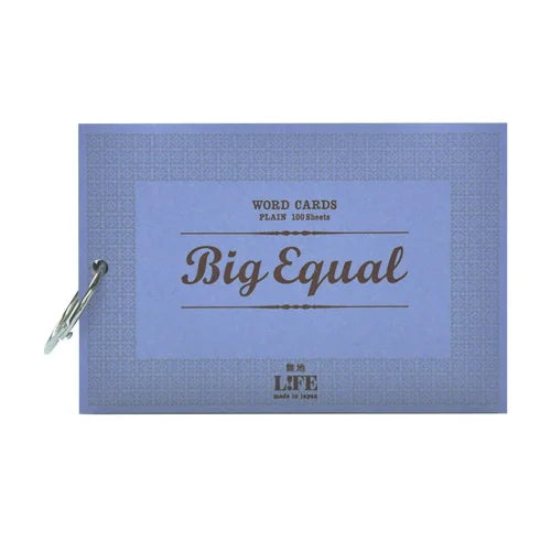 LIFE Equal Big Word Cards – Postcard size (P315A)