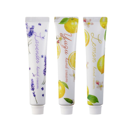 Essential Oil Hand Cream 20g Set A [Lavender, Yuzu, Lemon]