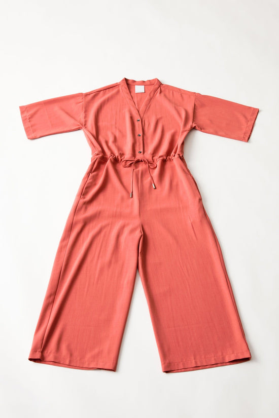 Linen All-in-one in Pink