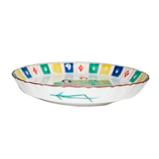 [Eisyou] 5" plate with hina design (with plate stand)