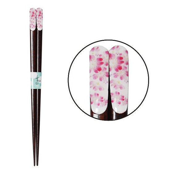 Hana Matsuri Hana Suisai Tenpou Chopsticks 21cm Single item 2 types Cherry Blossom and Chrysanthemum