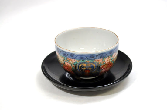 4.5 Dharma Saucer, Black, True Lacquer, Set of 5 DD-2383