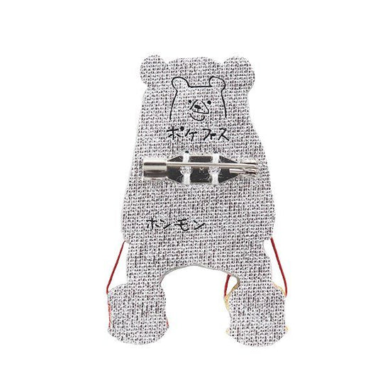 pokefasu pokefasu bear can brooch bear badge