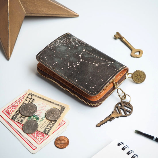 Key Wallet [ Mini Wallet + Key Case ] (12 Starry Skies 12 Designs)