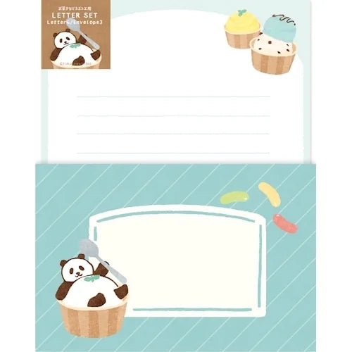 Furukawa Shiko Letter Set – Relaxing Panda