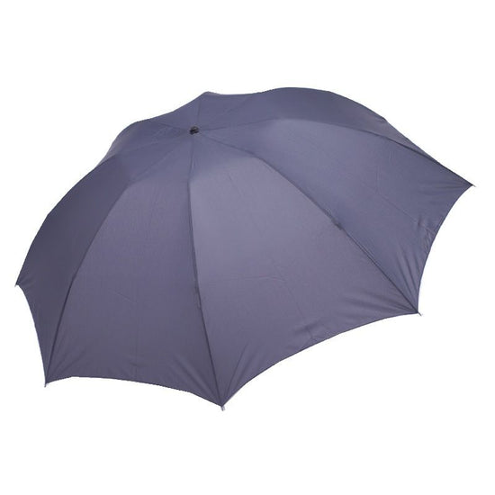 High-Density Super Water-Repellent Fabric Folding Umbrella for Men Solid Color 70cm Parent Bone Rain or Shine