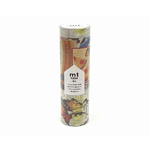 mt casa Thick Washi Tape – Vintage Posters, 150mm×7m