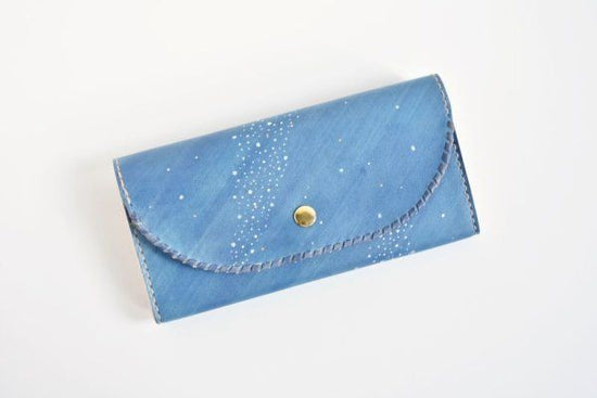 Starry sky No.253 (trifold long wallet)