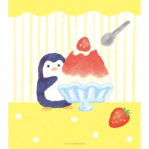 Furukawa Shiko Memo Pad – Penguin and Shaved Ice