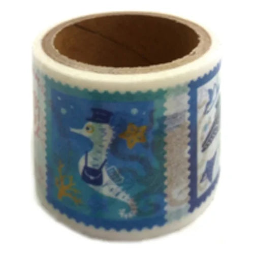LIFE Kyupodo Masking Tape – Coral Reef Stamps