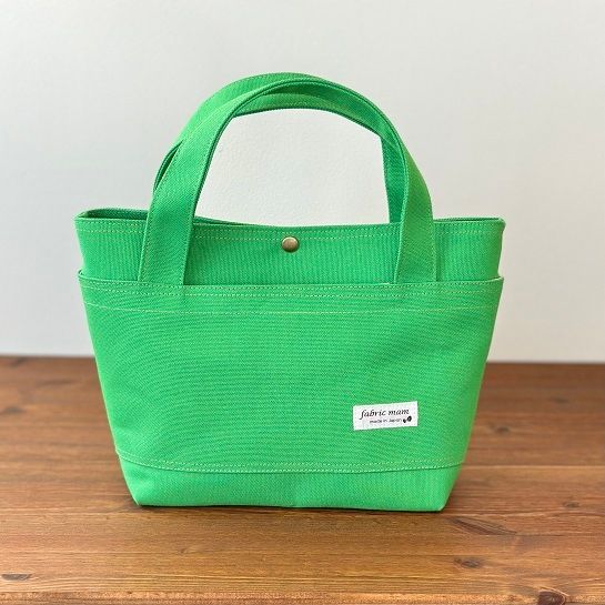 <New Item>S Tote of Solid Canvas *Light Green