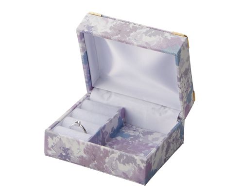 Flower Pattern Jewelry Box, S Size, Jewelry Box, 12 pcs, AR-405HP