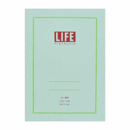 LIFE Pistachio Notebook – A6, Ruled