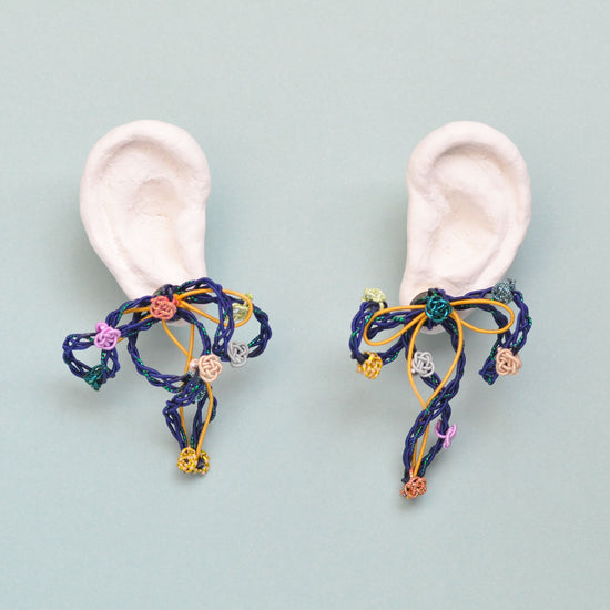 Kurukuru ribbon(Navy blue)