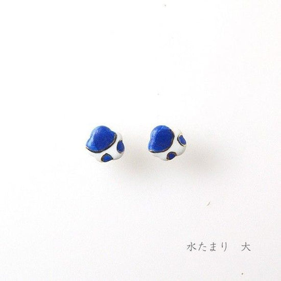 WATAMOGUMO large "Puddle" Clip-on earrings