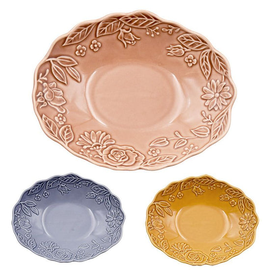 Ruriev Oval Bowl 3 kinds (Rose / Blue / Ame)