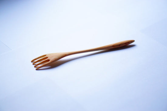 Long wooden fork (hinoki)