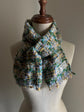 Handwoven tweed scarf | mid ♭60 [made with apparel leftover yarn]