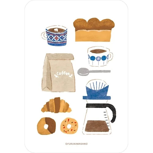 Furukawa Shiko Clear Bookmark for Paperbacks – Coffee and Bread