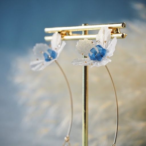 Mino Washi Setsubunsou Pierced earrings/Clip-on earrings