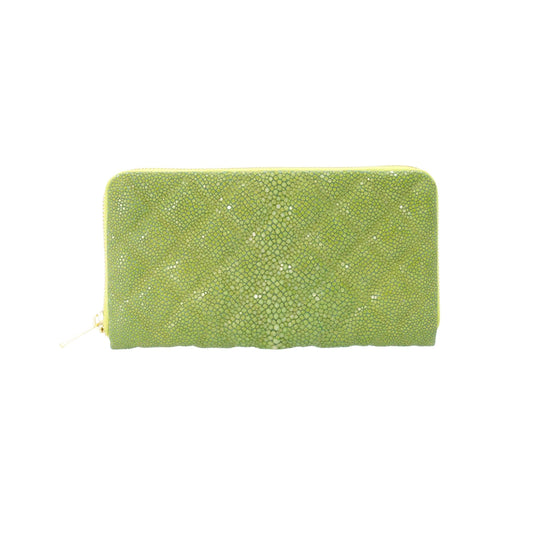 Long Wallet Diamond ( Green and Lime)Maui