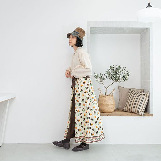 Skirt Painted Flower [20% OFF]