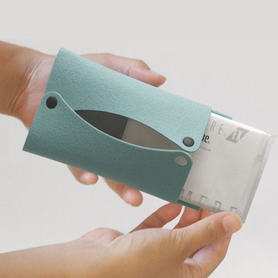 Pocket tissue case [sky blue