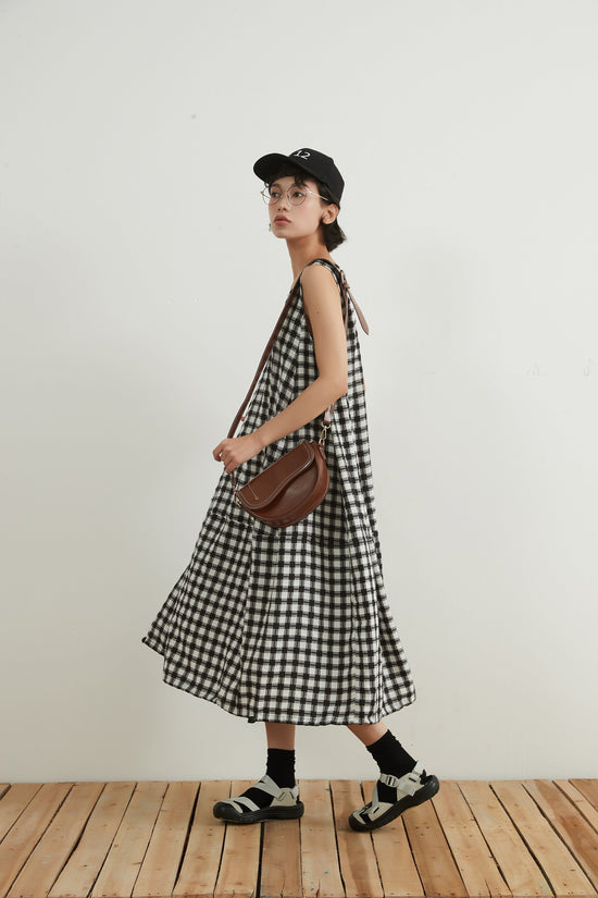 DRAW STRING BALLOON HEM DRESS