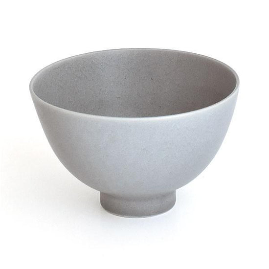 Cuisine Gray Matte Bowl M Grayish Western Tableware Round Bowl Tea Bowl Made in Japan Minoyaki Fashionable Modern