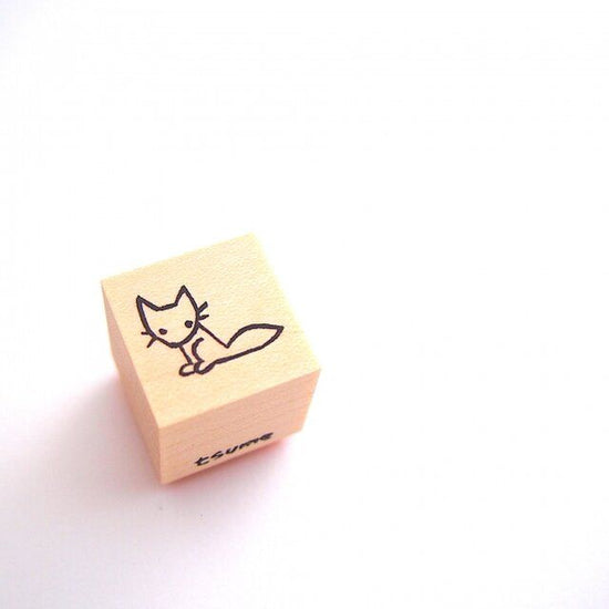Rubber stamp [dimly lit fox].