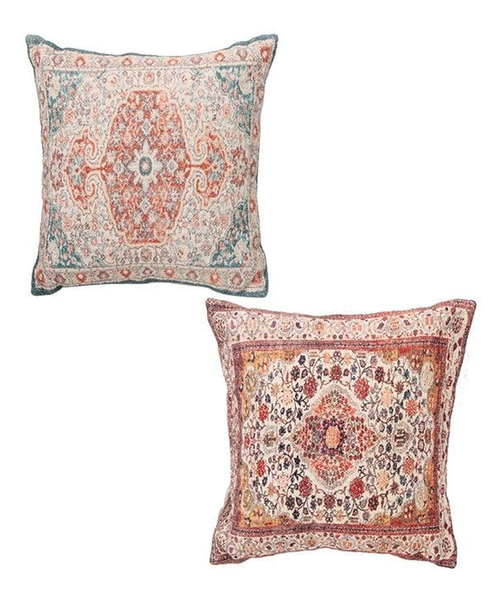 Rug pattern digital print cushion (2 colors, with padding) 30cm M30-2539