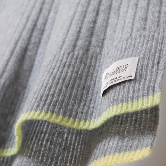 Cashmere Stole "Helsinki" - Light Gray