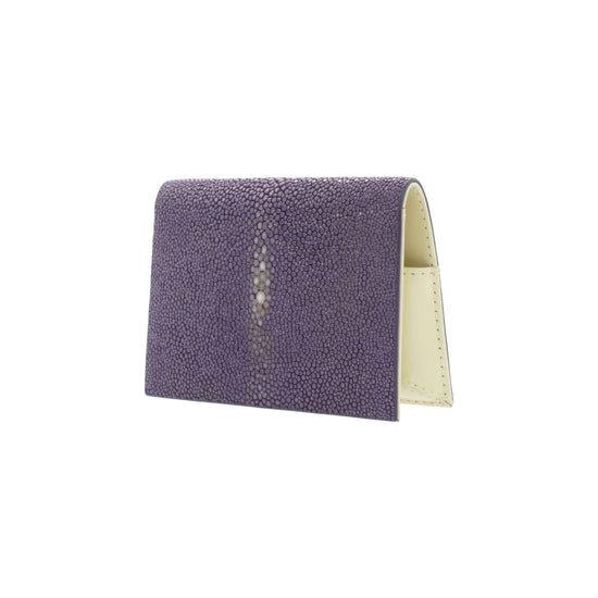 Card Case (Purple and Off-White) Paris