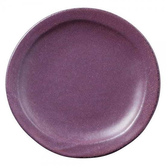 Veggie Color Rounded Dish, Violet, Purple, Western Tableware, Rounded Plate, Made in Japan, Minoyaki, Stylish
