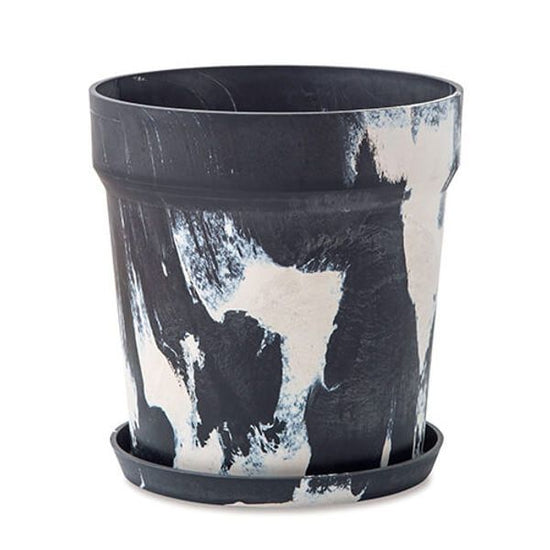 81050 [PLUS THE GREEN] Urban Plant Pot Charcoal/Milk