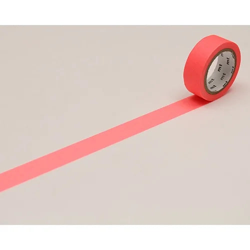 mt Masking Tape – Shocking Red, 15mm×7m