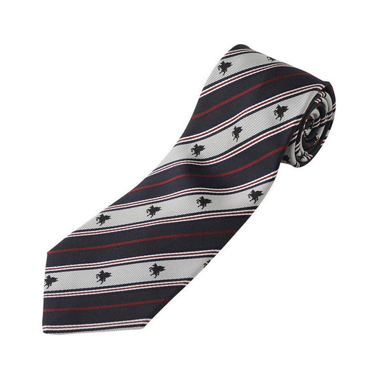 Tie Nishijin silk regimental stripe - 13. Miracle Pegasus pattern Made in Japan