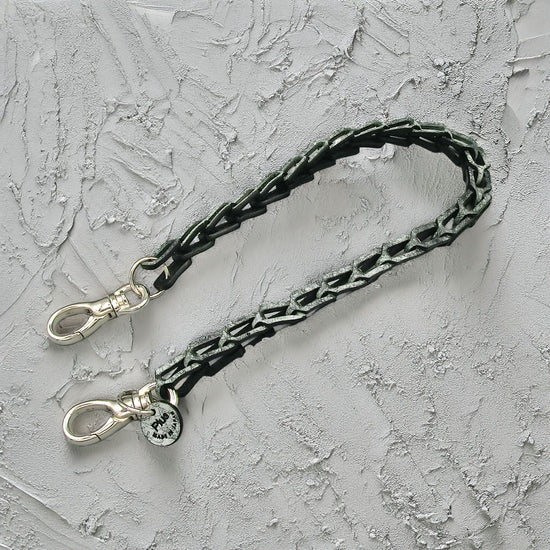 Wallet chain wax plus leather