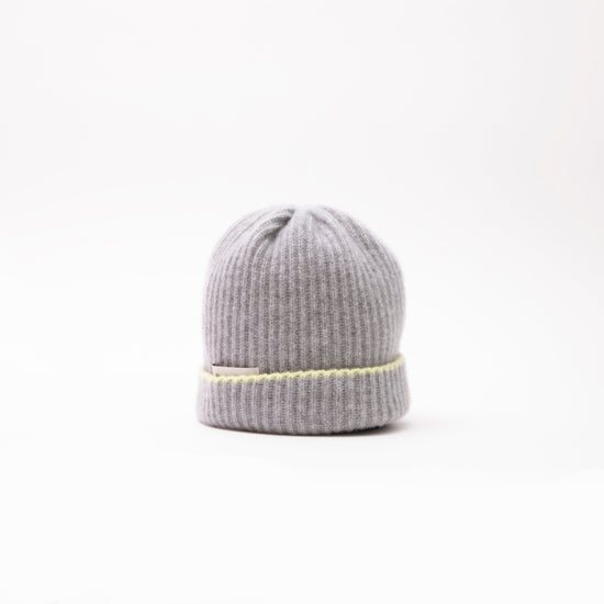 Cashmere Beanie "Levi" - Light Gray