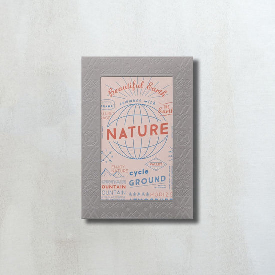 Relieful [geometric] postcard size