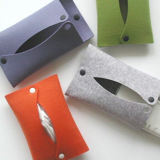 Pocket tissue case (sand color-P)