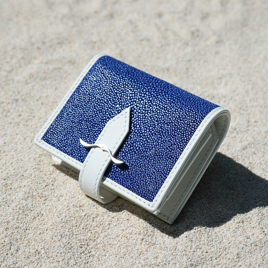Mini Wallet (Blue and White) Santorini