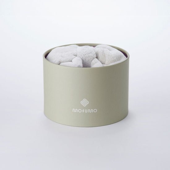 [mofumo]Night care turban for beautiful hair color: Frosty (light gray)