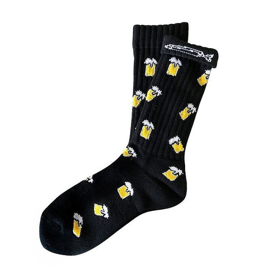 "Beer -black-" Socks (limited edition by EAZY MISS)