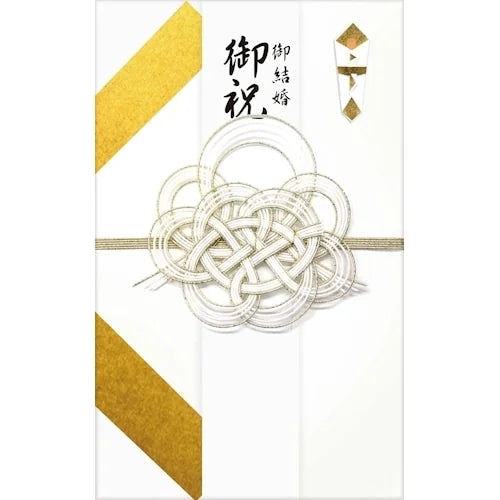 Furukawa Shiko Mino Washi Shugi-bukuro Ceremonial Envelope – Floral Gold (Large)