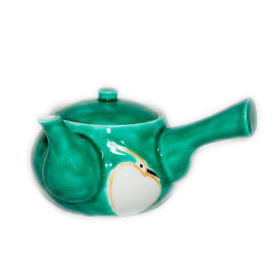 [Eisyou] Teapot with egret design