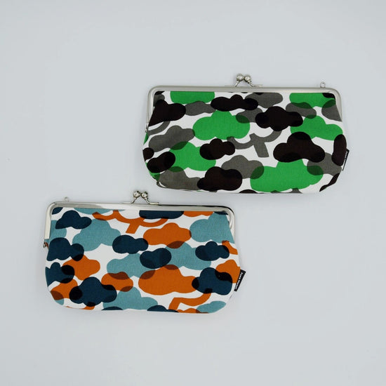 Kyoto Hand-Dyed Canvas Coin Purse (Small) (Pine)