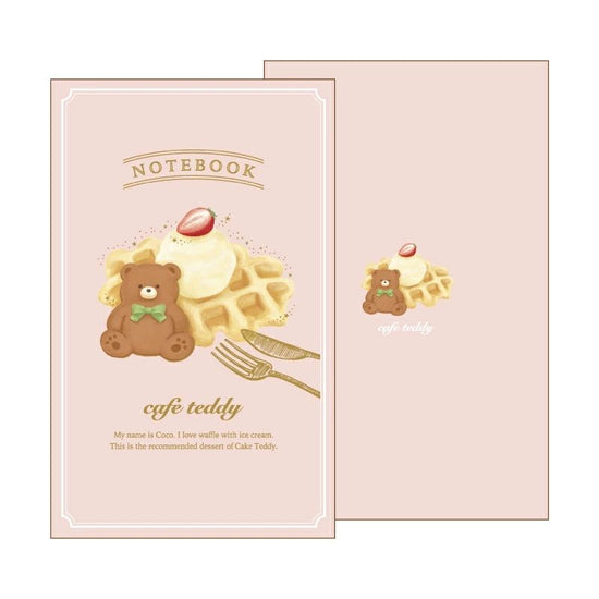 cafe teddy notebook [waffles].