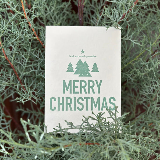 Xmas card/letterpress printing