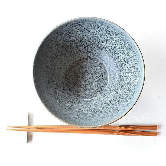 Cuisine Glaze Blue Small Bowl, Blue Western Tableware, Round Bowl, Made in Japan, Minoyaki, Stylish, Modern